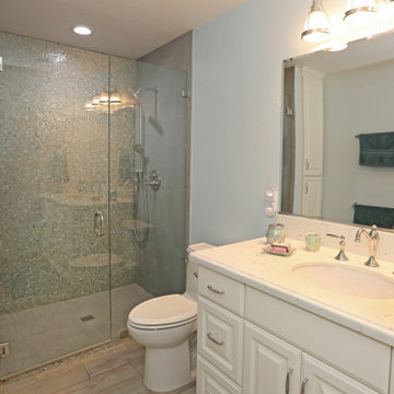 White Traditional bathroom remodel