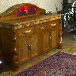 Burl buffet - Buffets And Sideboards