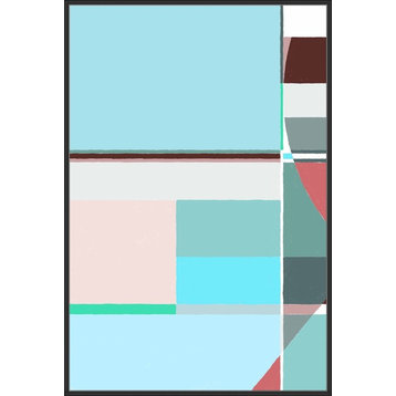 "Geometric Squares" Decorative Wall Art, 61.75"x41.75"