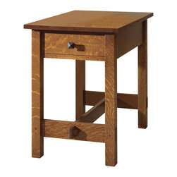 Stickley End Table with Drawer 89/91-447 - Side Tables And End Tables