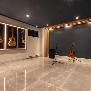 Salle de musique élégante