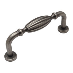 Cosmas - Cabinet Pull, 3" Hole Centers, Weathered Nickel, Set of 10 - Cabinet And Drawer Handle Pulls