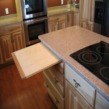 Hickory Kitchen with Silestone countertops