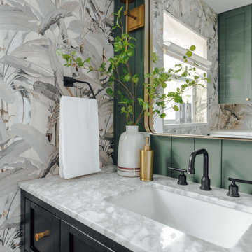 The "Bold" Pool Bathroom