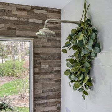 Shower Detail with Eucalyptus