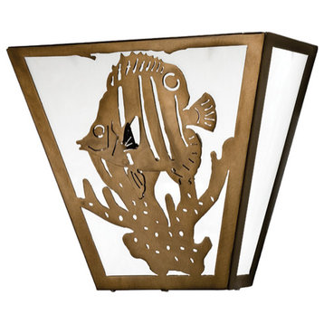 13W Tropical Fish Wall Sconce