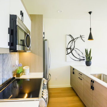 Subtle Toned and Airy Kitchen