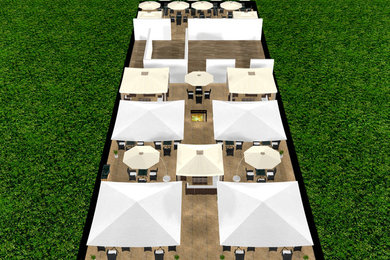 Roof Top Restaurant 3D Design