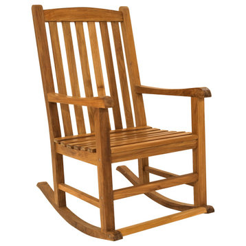 Teak Wood Santiago Indoor/Outdoor Rocking Chair, made from Solid A-grade Teak