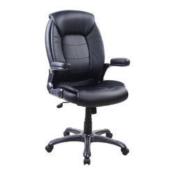 High-Back Executive Chair in Black - Office Chairs