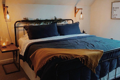 Bedroom - modern bedroom idea in Bridgeport