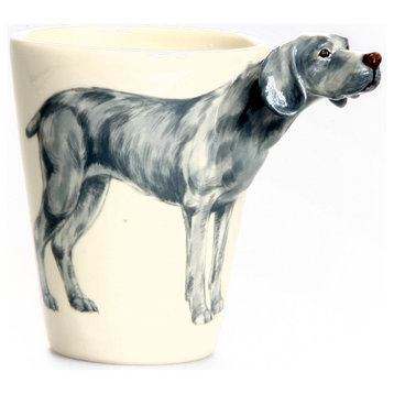 Weimaraner 3D Ceramic Mug