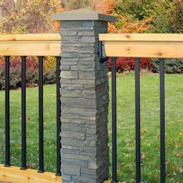 Decking, Posts, and Lighting
