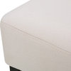 GDF Studio Ester Modern Fabric Barstool, Set of 2, Light Beige