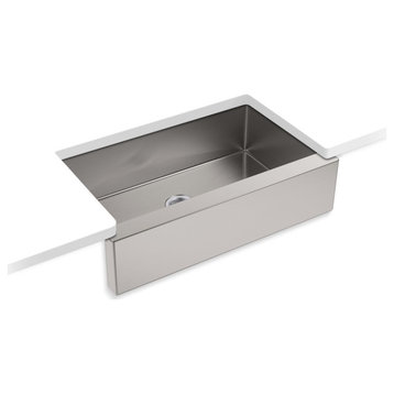 Kohler Strive Under-Mount Single-Bowl Kitchen Sink, Tall Apron, Stainless Steel