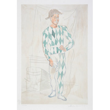 Pablo Picasso, Arlequin en Pied, 17-C, Lithograph