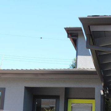 Fascia Wrap, Seamless Angle Faced Gutters,Box Downspouts,Los Angeles