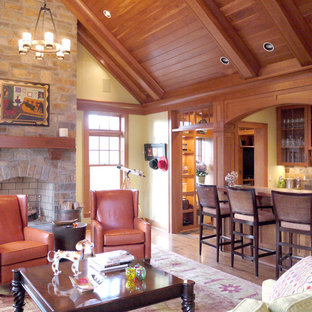 Stained Cherry Wood Ceiling Houzz