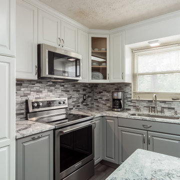 Kitchen Remodel Done in a Subtle Two-Tone Color