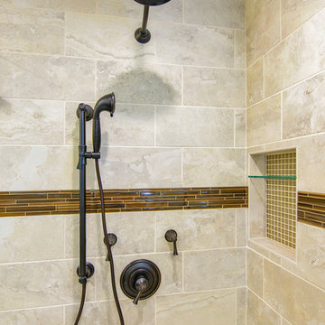 Escondido Master Bathroom Remodel with Oil Rubbed Bronze Fixtures