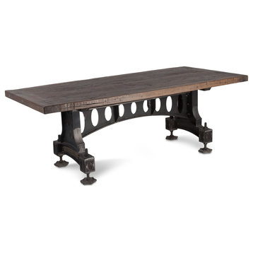 Sterling Industrial Officer's Mess Teak Wood Dining Table
