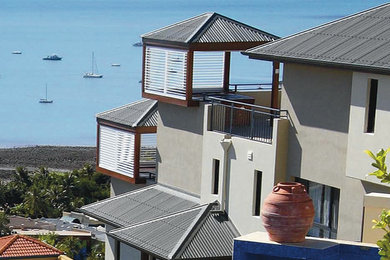 Inspiration for a coastal exterior home remodel in San Francisco
