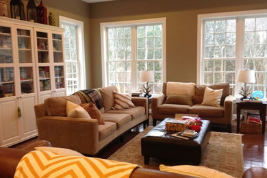 Family room - eclectic family room idea in DC Metro