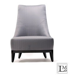 JW Chair - Grey Geometric - Armchairs And Accent Chairs