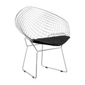 Net Dining Chair, Black, Set of 2