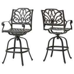 Mediterranean Outdoor Bar Stools And Counter Stools by GDFStudio