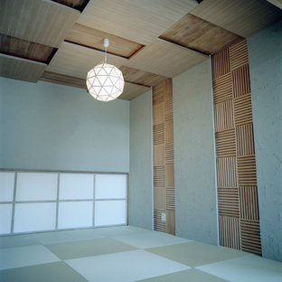 Exempel på ett modernt vardagsrum