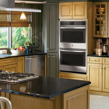 Dark Green Kitchen
