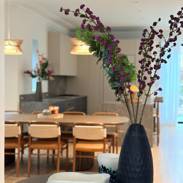 View Toward the Kitchen and Dining Area – Westmount Montreal