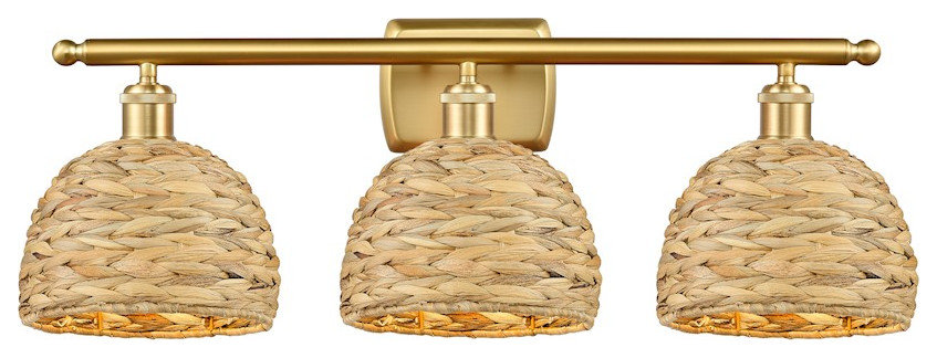 Innovations Woven Rattan 3-Light 28