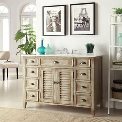 Distressed Bathroom Vanities - Bathroom Vanities And Sink Consoles