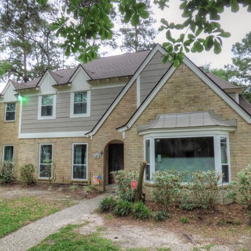 Stucco Replacement with James Hardie, CertainTeed Roof and Lancing Windows.