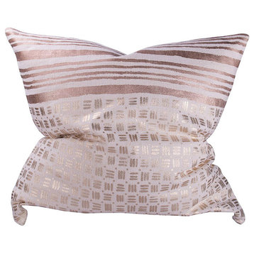 Square Throw Pillow 22x22", Feather Fill