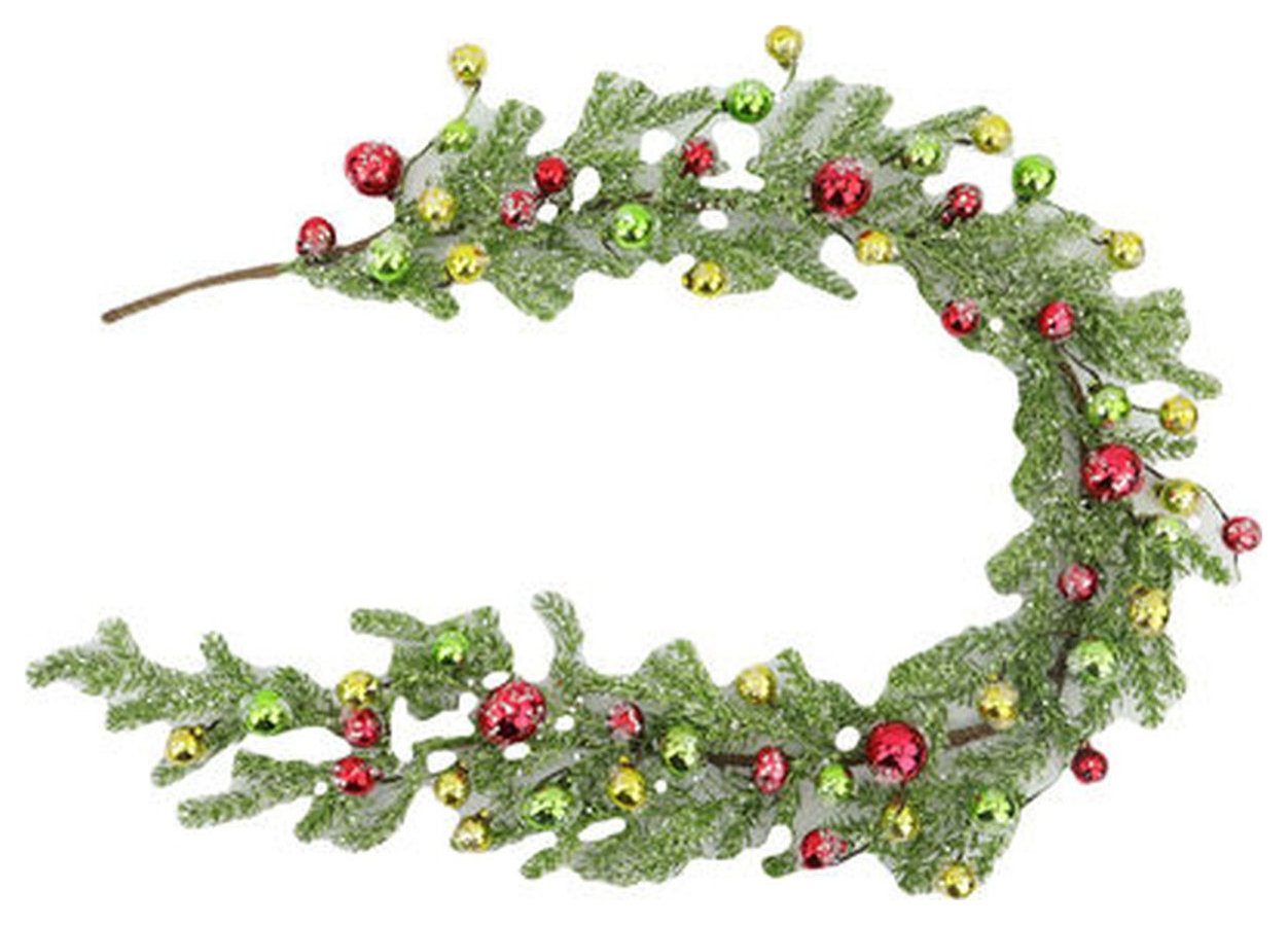 Ornamento Vischio Di Babbo Natale December Diamonds - Decorazione Natalizia In Resina 17.5 Cm