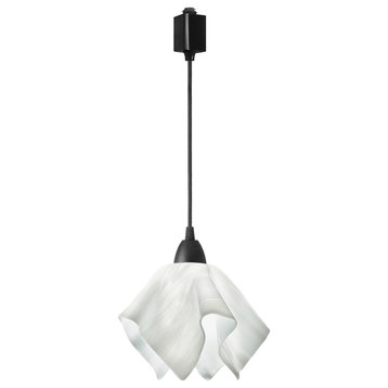 Jezebel Radiance Flame Track Light, Small, White Cloud