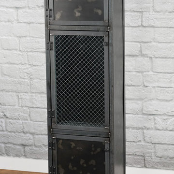 Apothecary Cabinet, Industrial Storage Cabinet, Retail Display Case