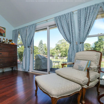 New Windows and Patio Door in Fantastic Bedroom - Renewal by Andersen Long Islan