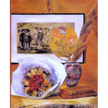 Pierre Auguste Renoir Still Life With Bouquet, 20"x25" Wall Decal