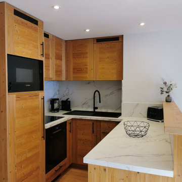 Rassemblement de 2 appartements et rénovation complète à Méribel Mottaret