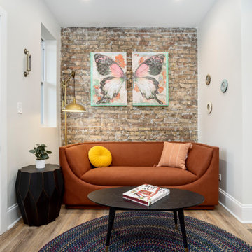 Lawndale Flat Remodel: Brick & Botanicals