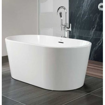 Jacuzzi CEF5932BCXXXX Celeste 59 Inch Soaking Bathtub for - White / White Trim