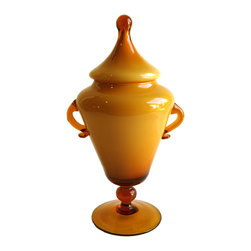 Mid Century Glass - Decorative Jars And Urns