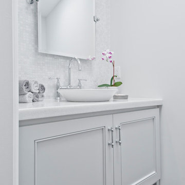 Hermosa Beach Minimalist Powder Room Transformation