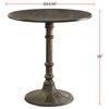 Round Bistro Table, Bronze