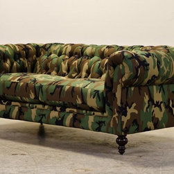 Woodland Camo Chesterfield - Sofas