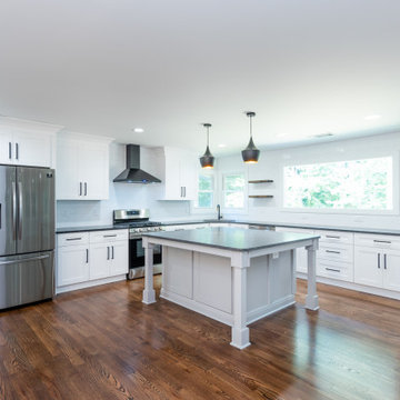 Open-Concept Kitchen with Oversized Island
